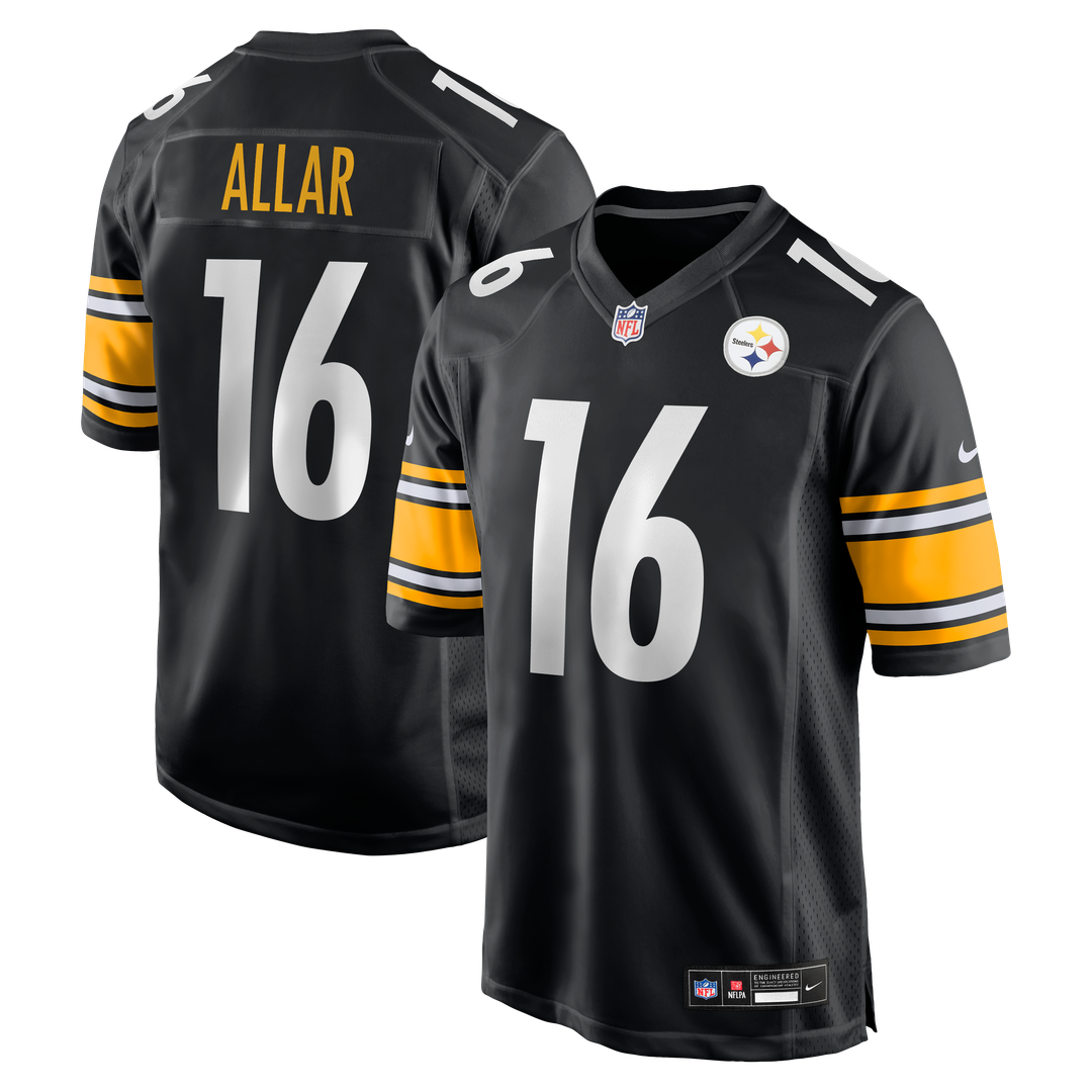Drew Allar Pittsburgh Steelers Nike Game Jersey - Black Official NFL Team Apparel Football Fan Gear