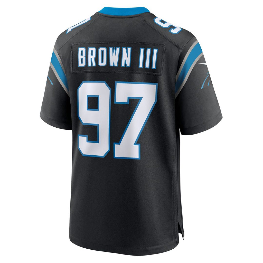 Bobby Brown III Carolina Panthers Nike Team Game Jersey - Black Official NFL Team Apparel Football Fan Gear