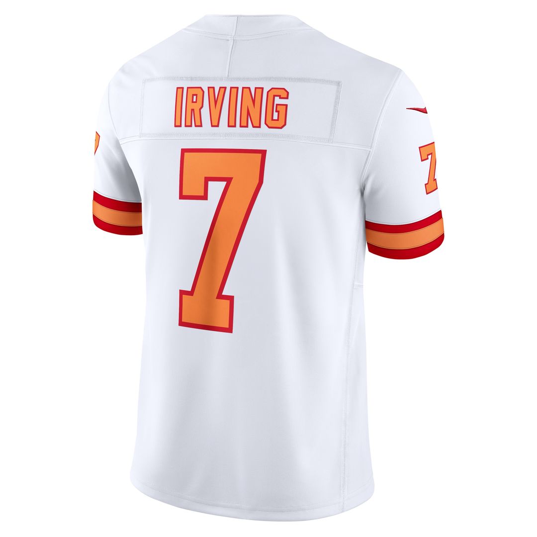 Bucky Irving '76 Tampa Bay Buccaneers Nike Vapor F.U.S.E. Player Limited Jersey - White Official NFL Team Apparel Football Fan Gear