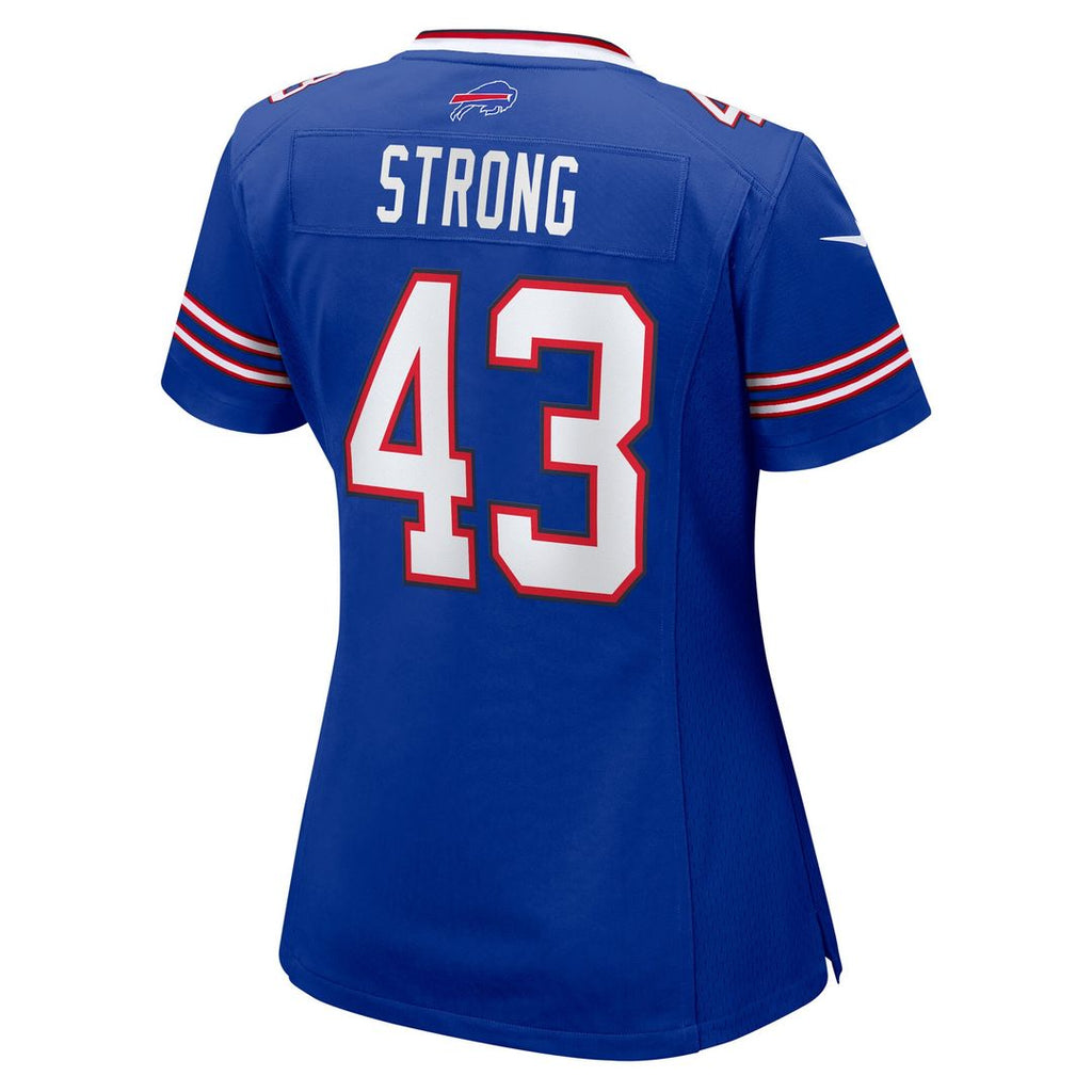 Dorian Strong Buffalo Bills Nike Women's Team Game Jersey - Royal Official NFL Team Apparel Football Fan Gear