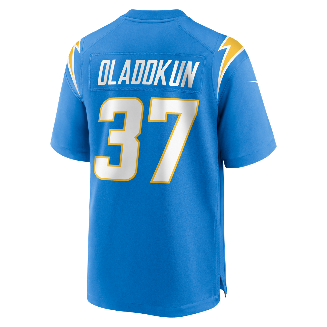 Jordan Oladokun Los Angeles Chargers Nike Team Game Jersey - Powder Blue Official NFL Team Apparel Football Fan Gear