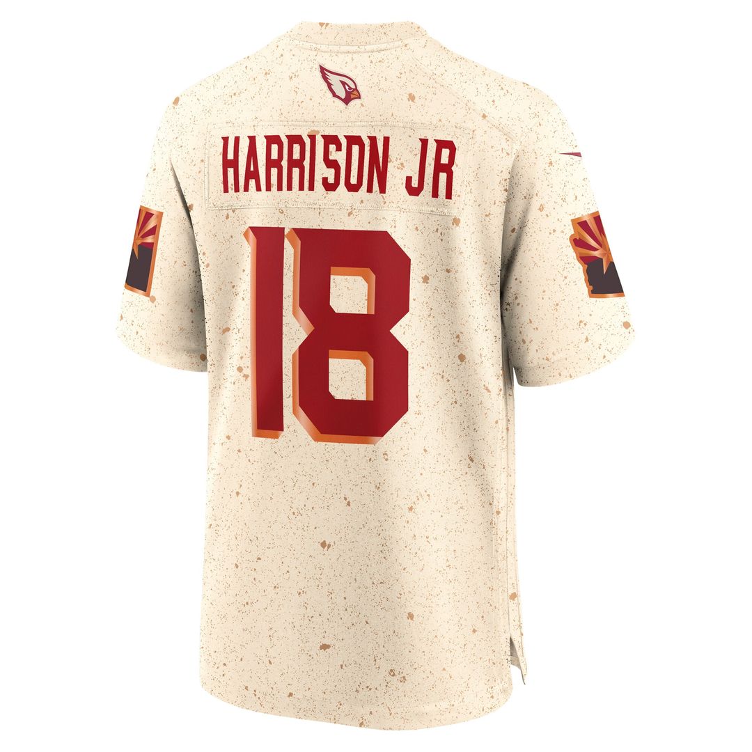Marvin Harrison Jr. Arizona Cardinals Nike 2025 Rivalries Collection Game Jersey - Natural Official NFL Team Apparel Football Fan Gear