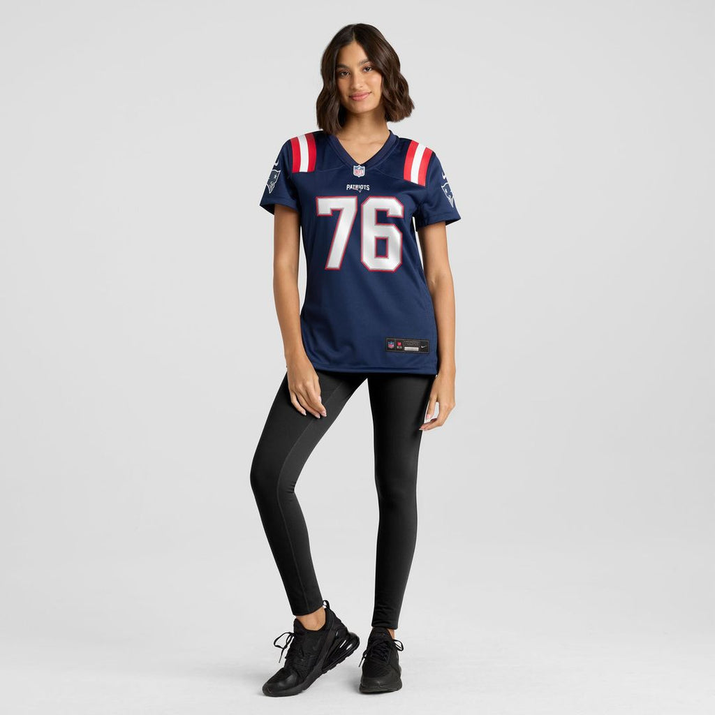 Morgan Moses New England Patriots Nike Women's Team Game Jersey - Navy Official NFL Team Apparel Football Fan Gear
