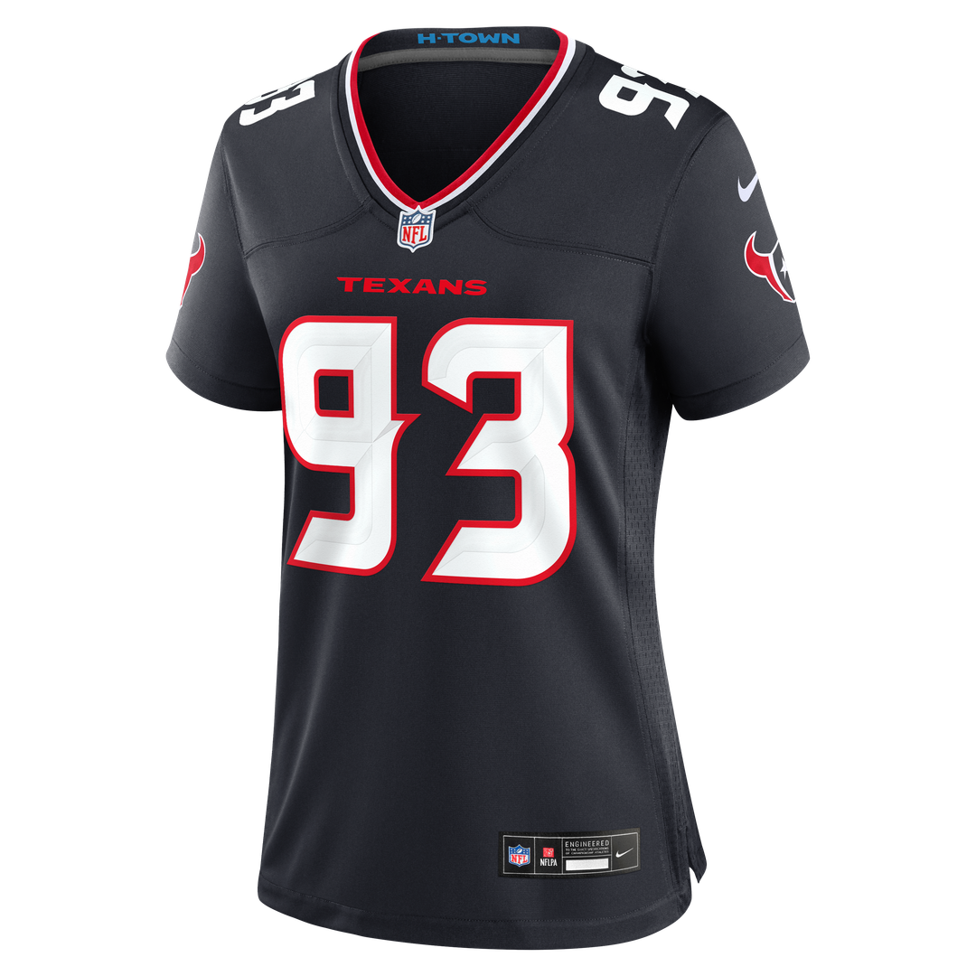 Kayden McDonald Houston Texans Nike Women's Team Game Jersey - Navy Official NFL Team Apparel Football Fan Gear