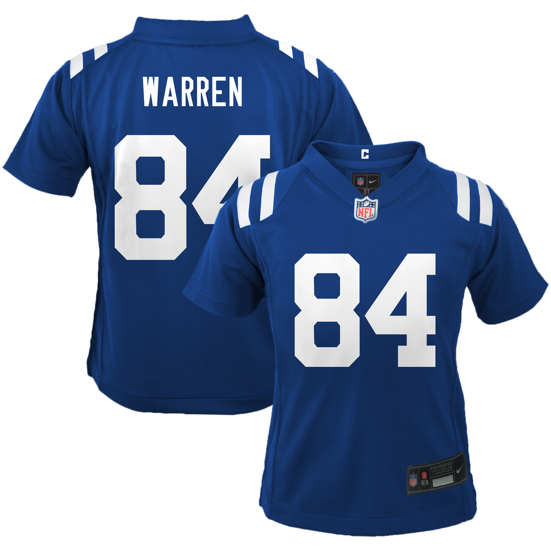 Tyler Warren Indianapolis Colts Nike Toddler Team Game Jersey - Royal Official NFL Team Apparel Football Fan Gear
