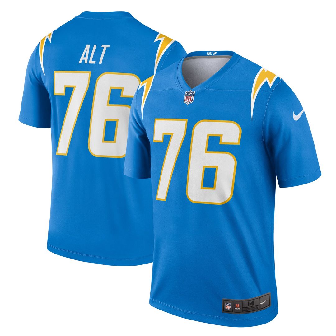 Joe Alt Los Angeles Chargers Nike Legend Player Performance Top - Powder Blue NFL Fan Gear Popular Style