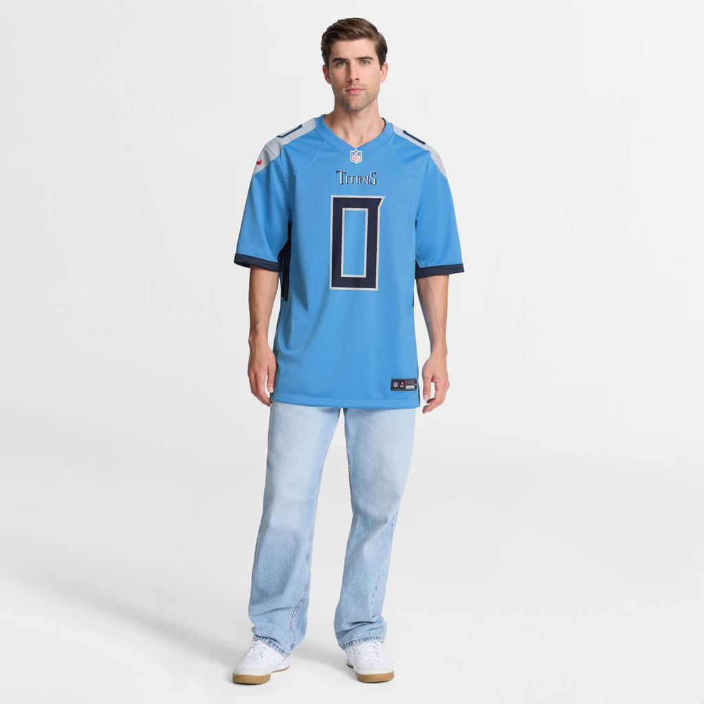 Calvin Ridley Tennessee Titans Nike Team Game Jersey - Light Blue Official NFL Team Apparel Football Fan Gear