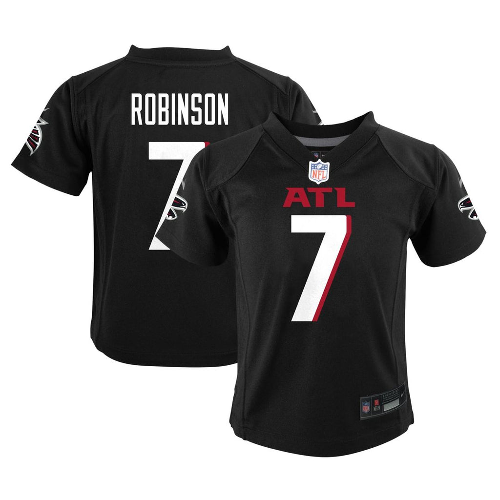 Bijan Robinson Atlanta Falcons Nike Toddler Game Jersey - Black Official NFL Team Apparel Football Fan Gear