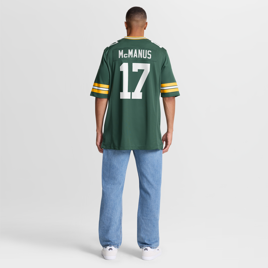 Brandon McManus Green Bay Packers Nike Team Game Jersey - Green Official NFL Team Apparel Football Fan Gear