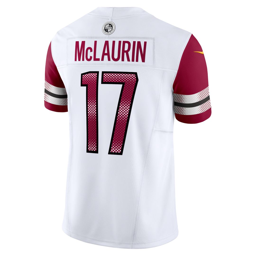 Terry McLaurin Washington Commanders Nike Vapor F.U.S.E. Limited Jersey - White Official NFL Team Apparel Football Fan Gear