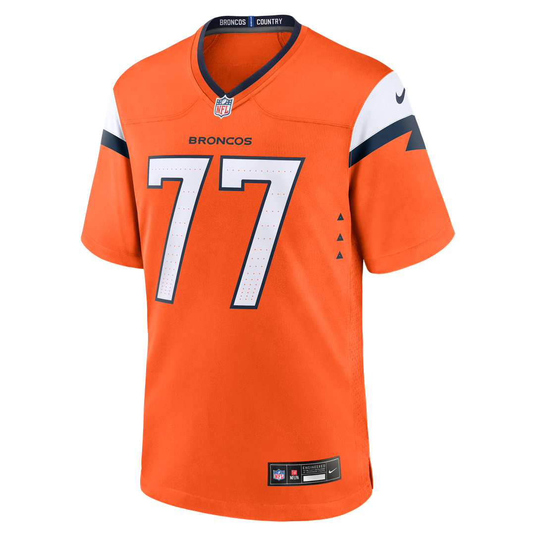 Quinn Meinerz Denver Broncos Nike Team Game Jersey - Orange Official NFL Team Apparel Football Fan Gear