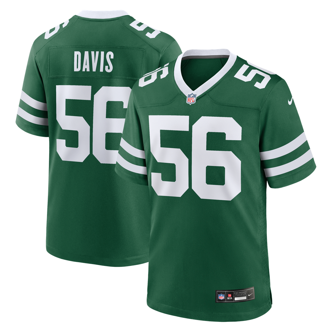 Demario Davis New York Jets Nike Team Game Jersey - Legacy Green Official NFL Team Apparel Football Fan Gear