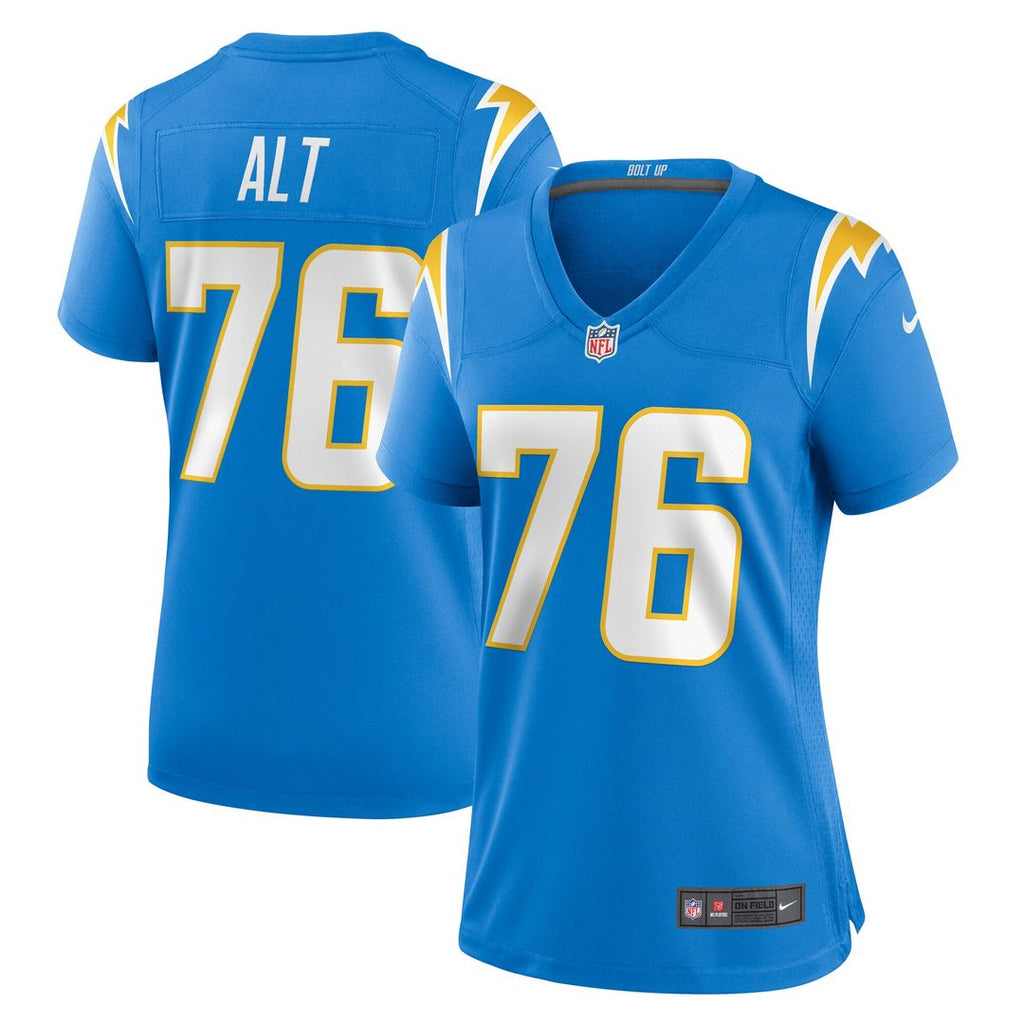 Joe Alt Los Angeles Chargers Nike Women's Game Jersey - Powder Blue Official NFL Team Apparel Football Fan Gear