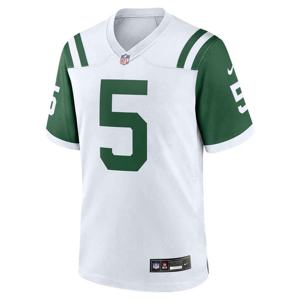 Garrett Wilson New York Jets Nike Classic Alternate Game Jersey - White Official NFL Team Apparel Football Fan Gear