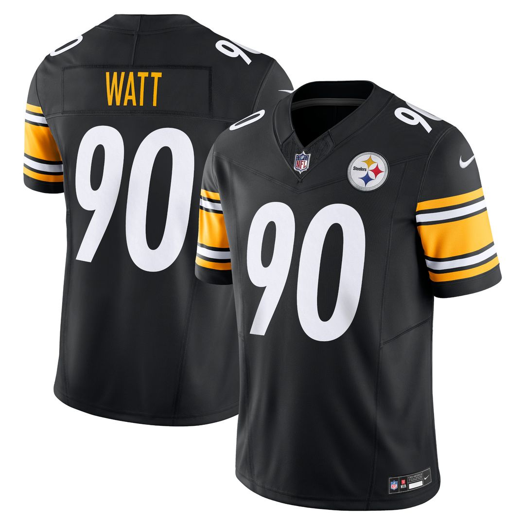 T.J. Watt Pittsburgh Steelers Nike Vapor F.U.S.E. Limited Jersey - Black Official NFL Team Apparel Football Fan Gear