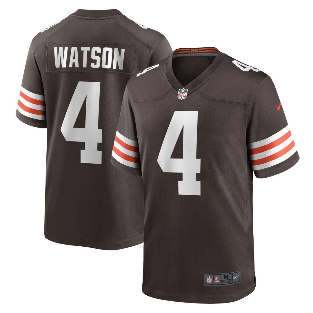 Deshaun Watson Cleveland Browns Nike Game Jersey - Brown Official NFL Team Apparel Football Fan Gear