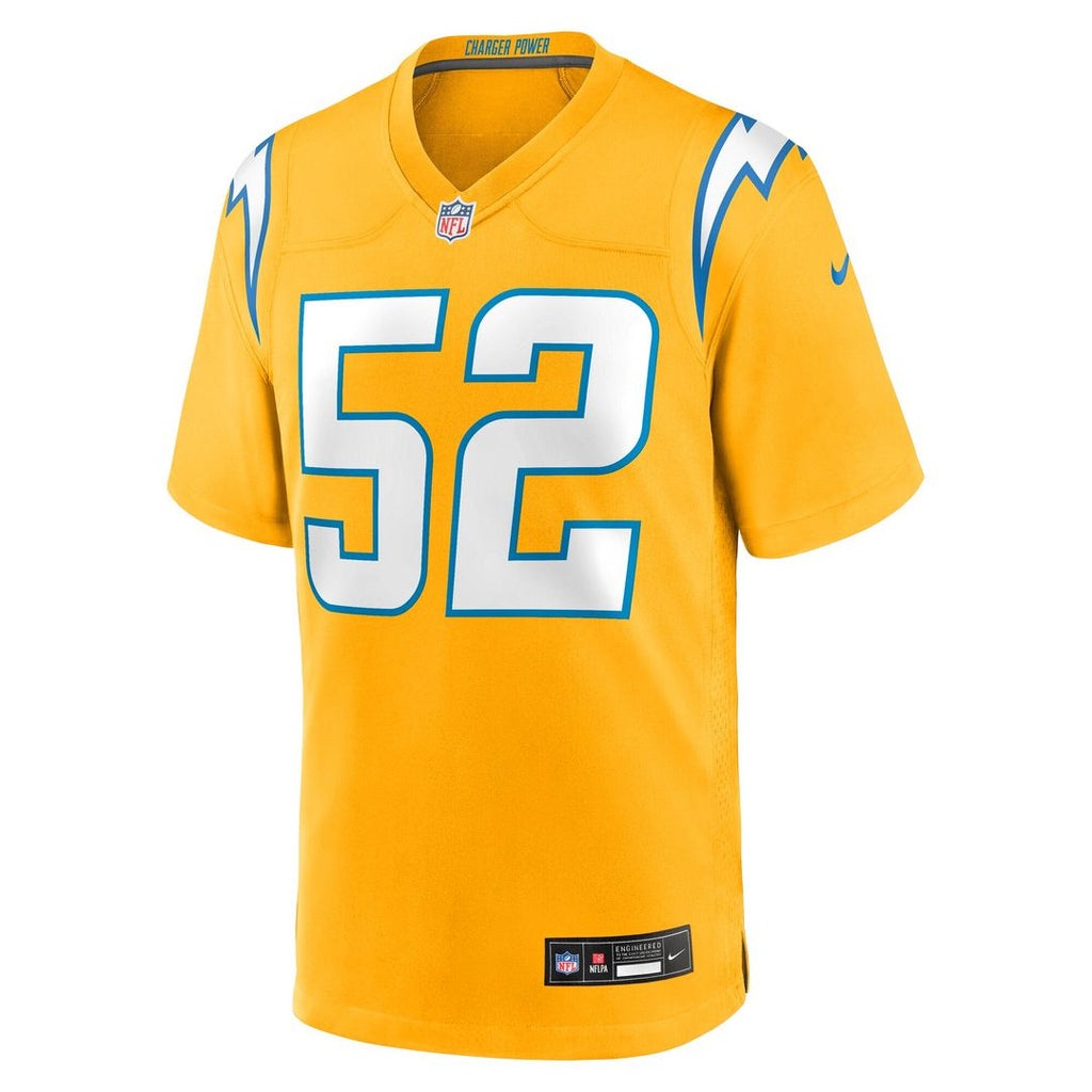 Khalil Mack Los Angeles Chargers Nike Alternate Super Chargers Game Player Jersey - Navy Official NFL Team Apparel Football Fan Gear