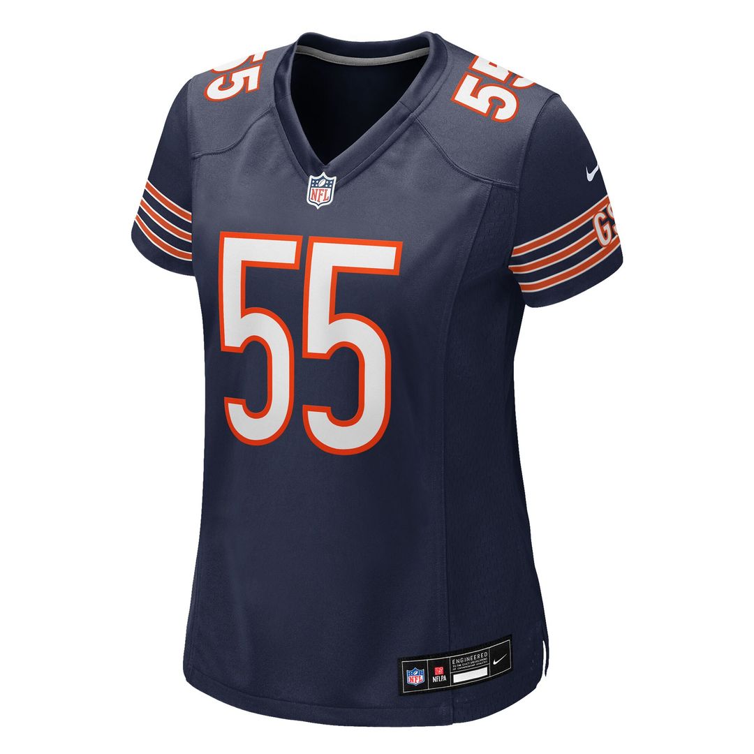 Dayo Odeyingbo Chicago Bears Nike Women's Team Game Jersey - Navy Official NFL Team Apparel Football Fan Gear