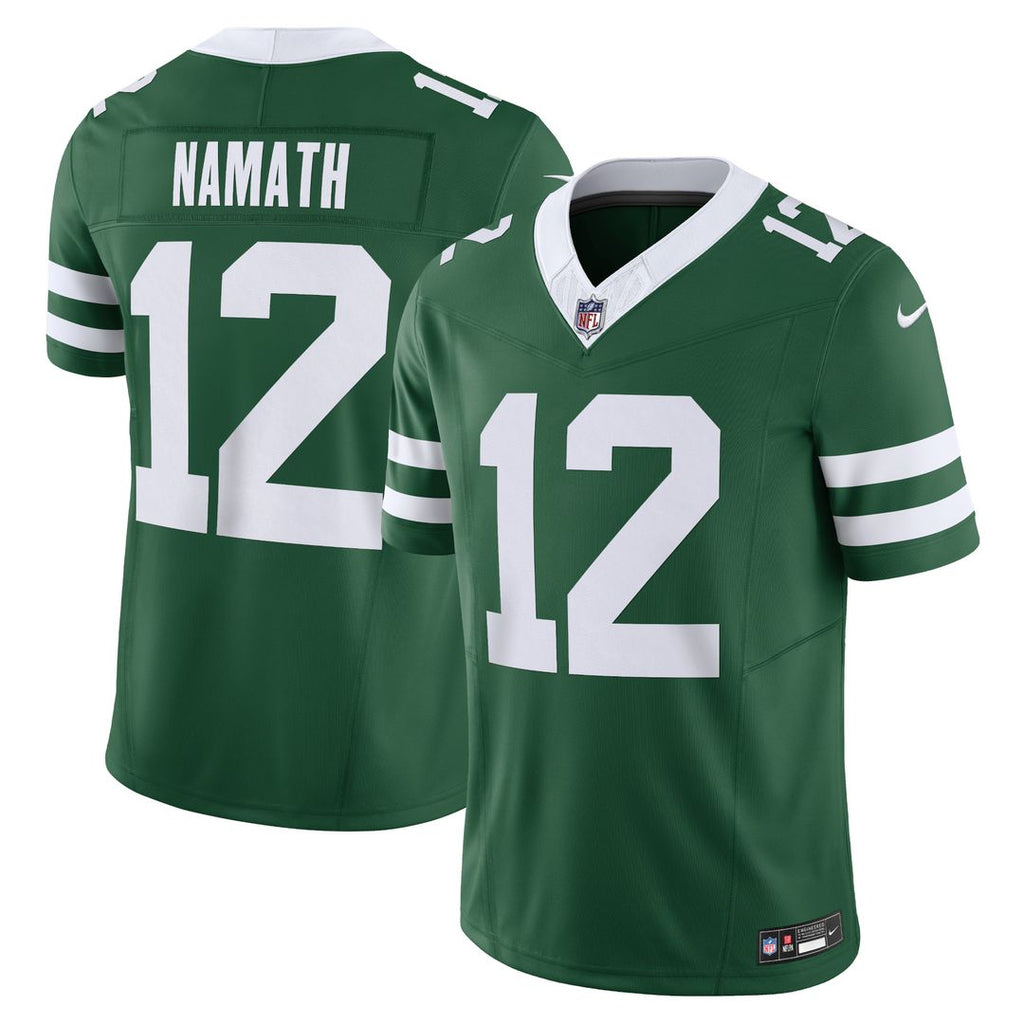 Joe Namath New York Jets Nike Vapor F.U.S.E. Limited Jersey - Legacy Green Official NFL Team Apparel Football Fan Gear