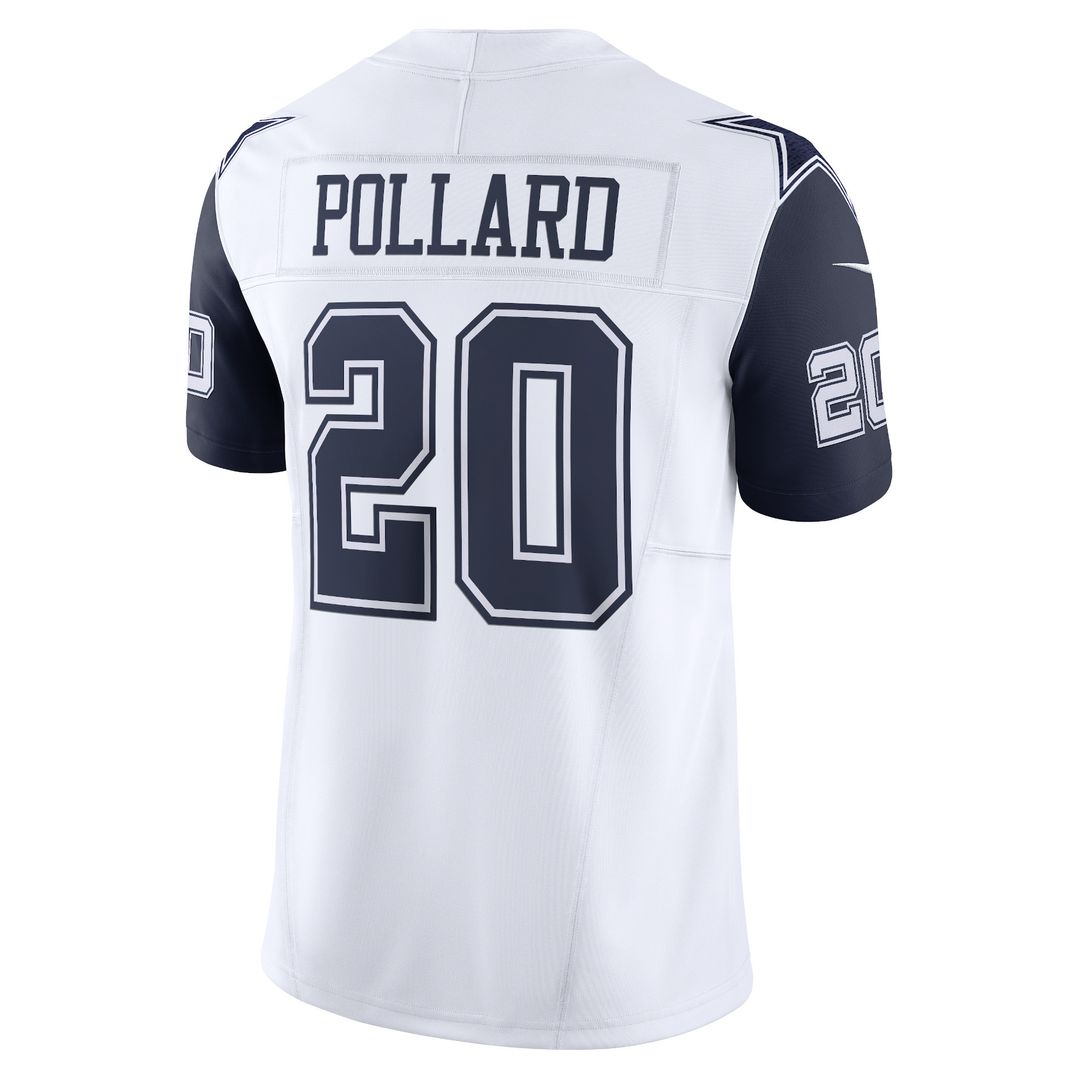 Tony Pollard Dallas Cowboys Nike Vapor F.U.S.E. Limited Jersey - White Official NFL Team Apparel Football Fan Gear