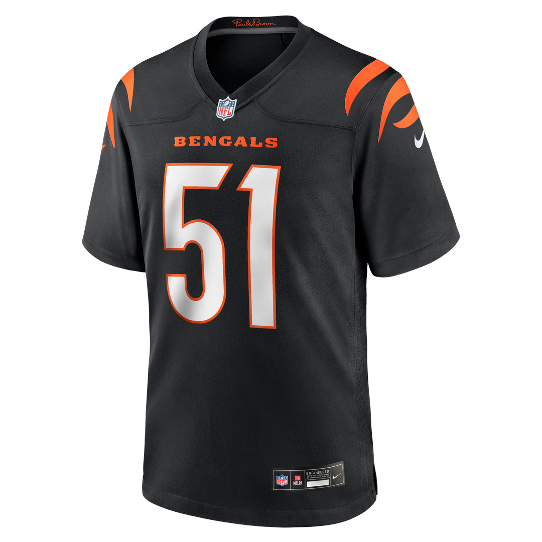 Isaiah Foskey Cincinnati Bengals Nike Team Game Jersey - Black Official NFL Team Apparel Football Fan Gear