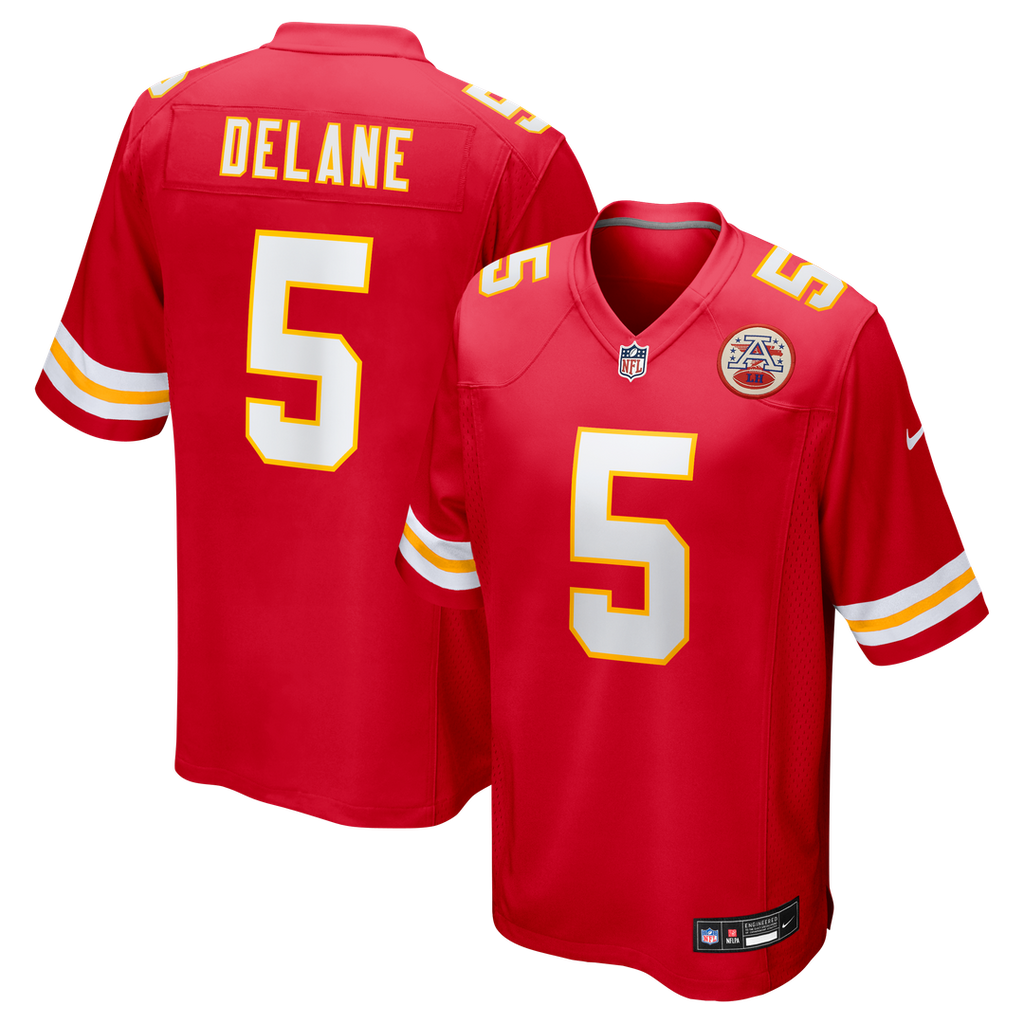 Kansas City Chiefs Nike 2026 NFL Draft First Round Pick No. 6 Team Game Jersey - Red Official NFL Team Apparel Football Fan Gear