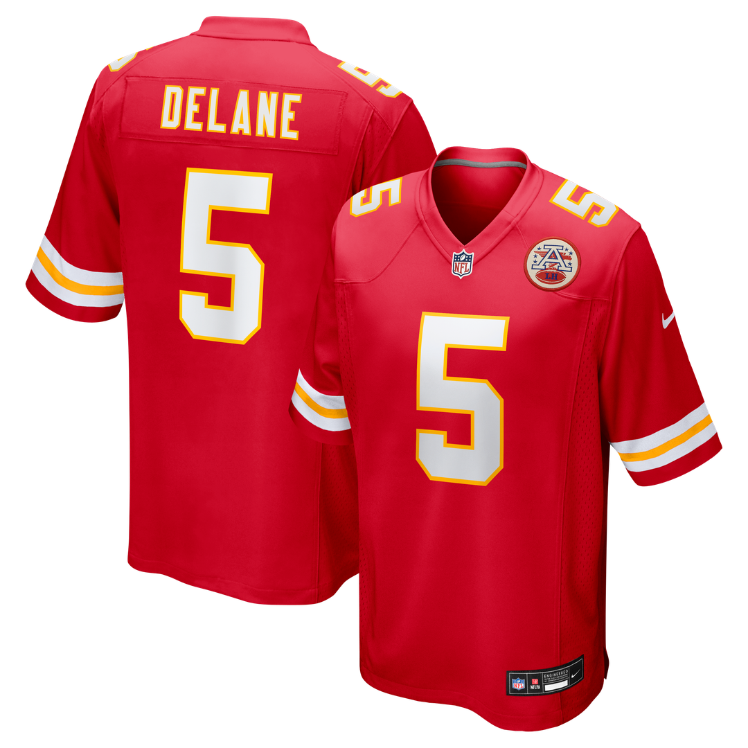 Kansas City Chiefs Nike 2026 NFL Draft First Round Pick No. 6 Team Game Jersey - Red Official NFL Team Apparel Football Fan Gear