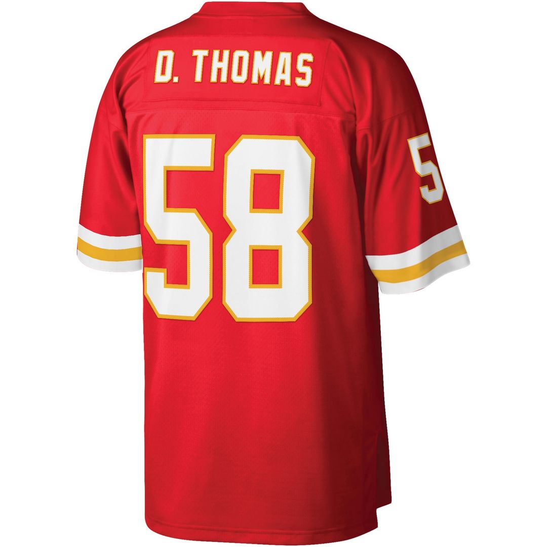 Derrick Thomas Kansas City Chiefs Mitchell & Ness Legacy Replica Jersey - Red Official NFL Team Apparel Football Fan Gear