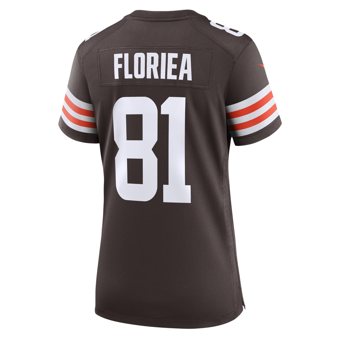 Luke Floriea Cleveland Browns Nike Women's Team Game Jersey - Brown Official NFL Team Apparel Football Fan Gear