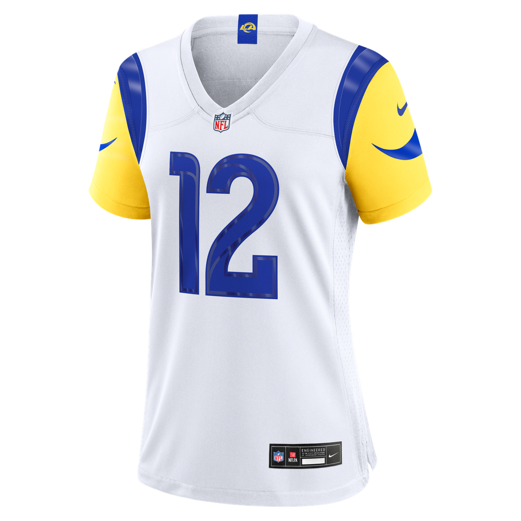 Puka Nacua Los Angeles Rams Nike Women's Game Jersey - White Official NFL Team Apparel Football Fan Gear