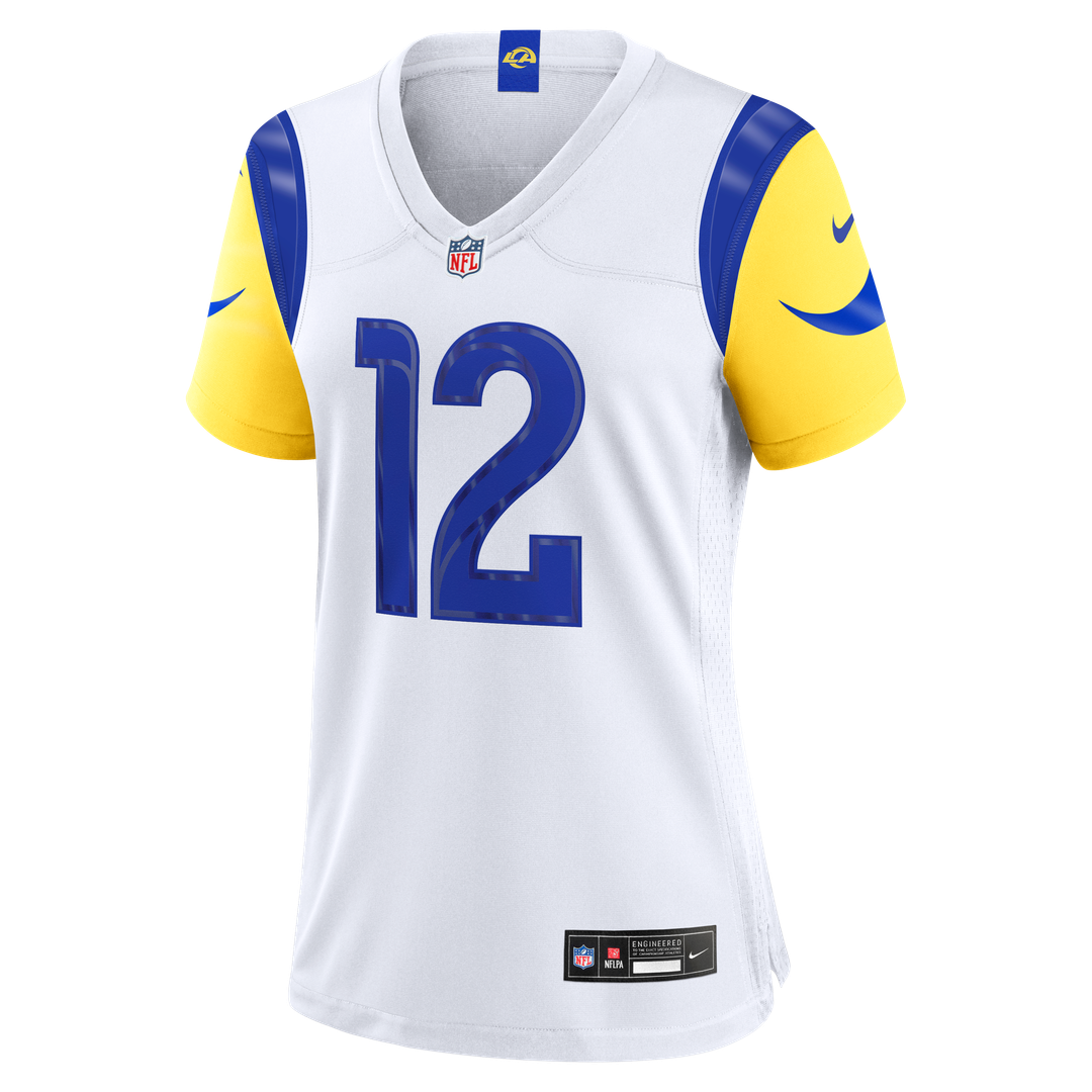 Puka Nacua Los Angeles Rams Nike Women's Game Jersey - White Official NFL Team Apparel Football Fan Gear