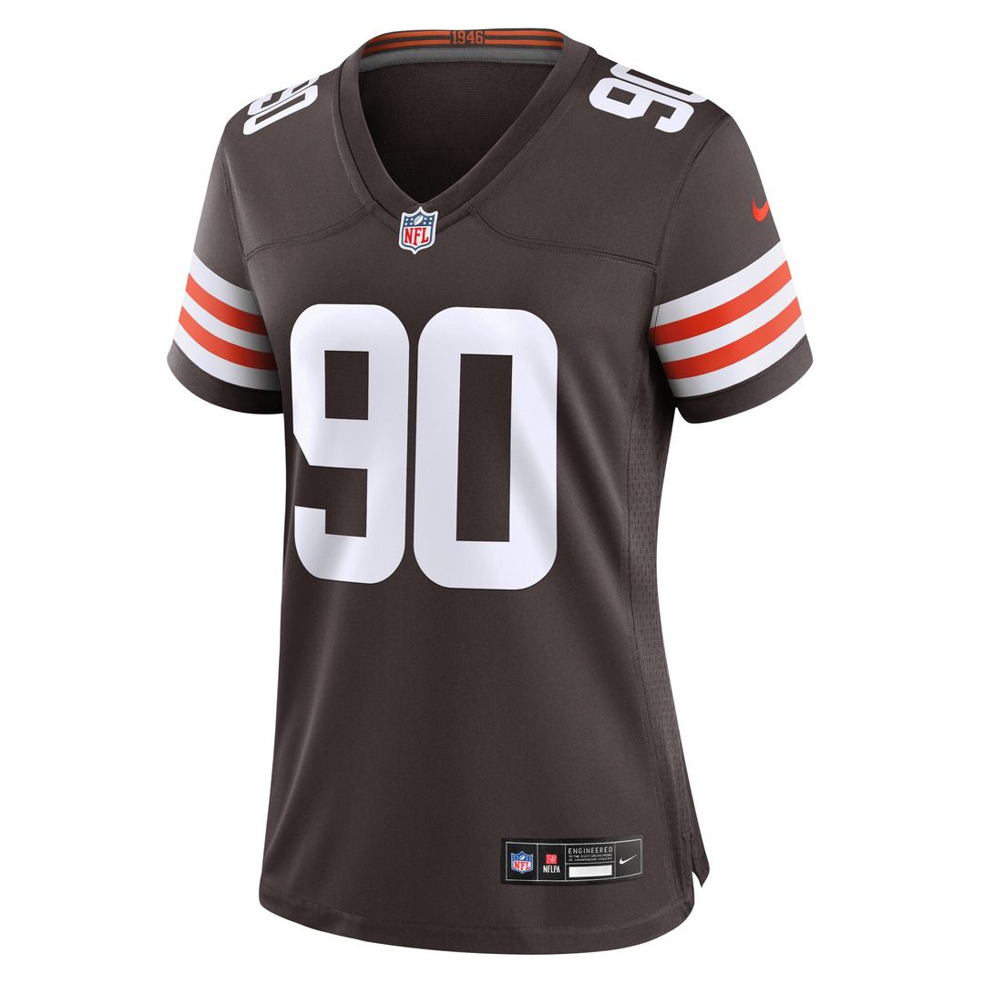 Maurice Hurst II Cleveland Browns Nike Women's Game Jersey - Brown Official NFL Team Apparel Football Fan Gear