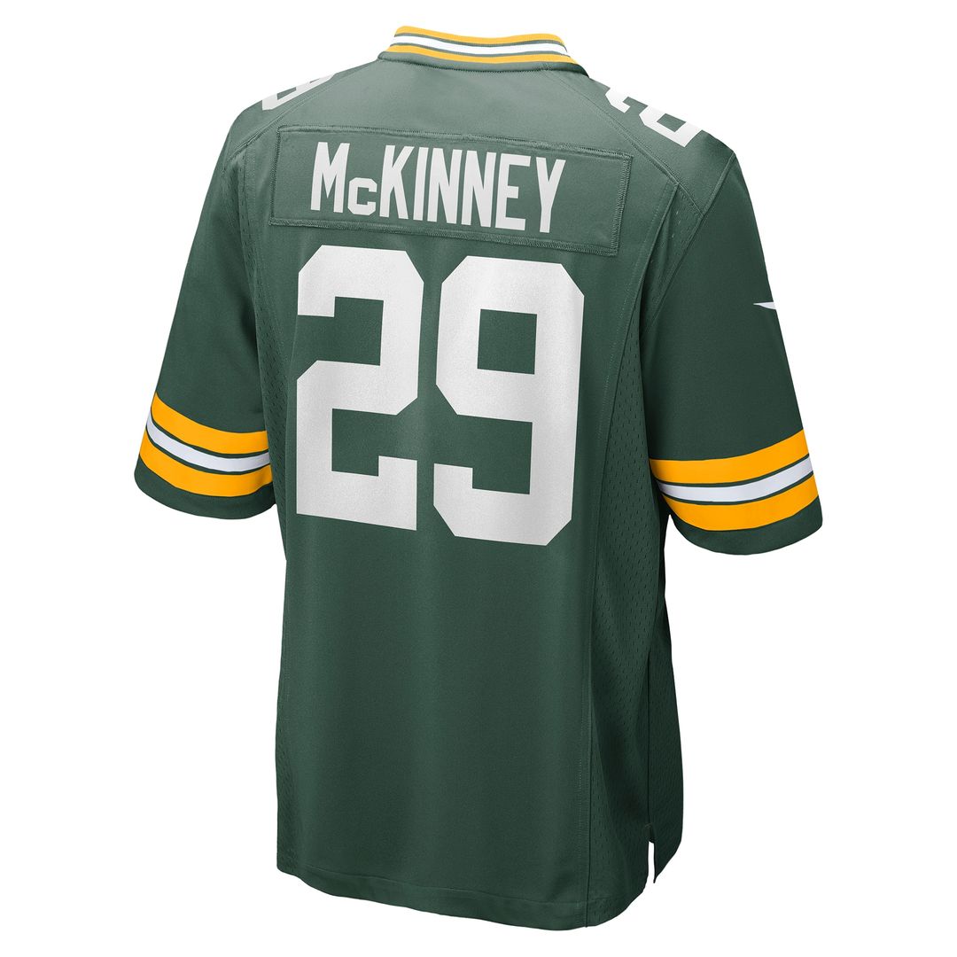 Xavier McKinney Green Bay Packers Nike Team Game Jersey - Green Official NFL Team Apparel Football Fan Gear