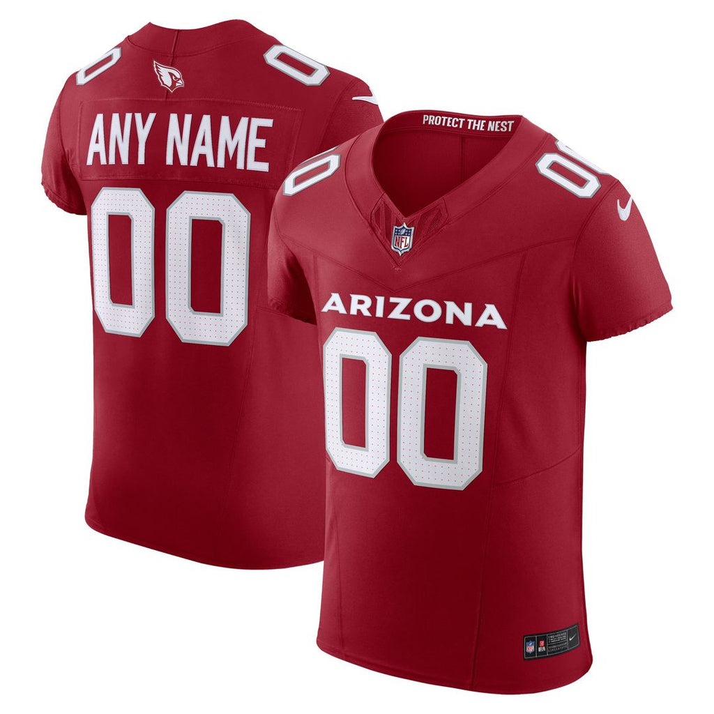 Arizona Cardinals Nike Vapor F.U.S.E. Elite Custom Jersey - Cardinal Official NFL Team Apparel Football Fan Gear