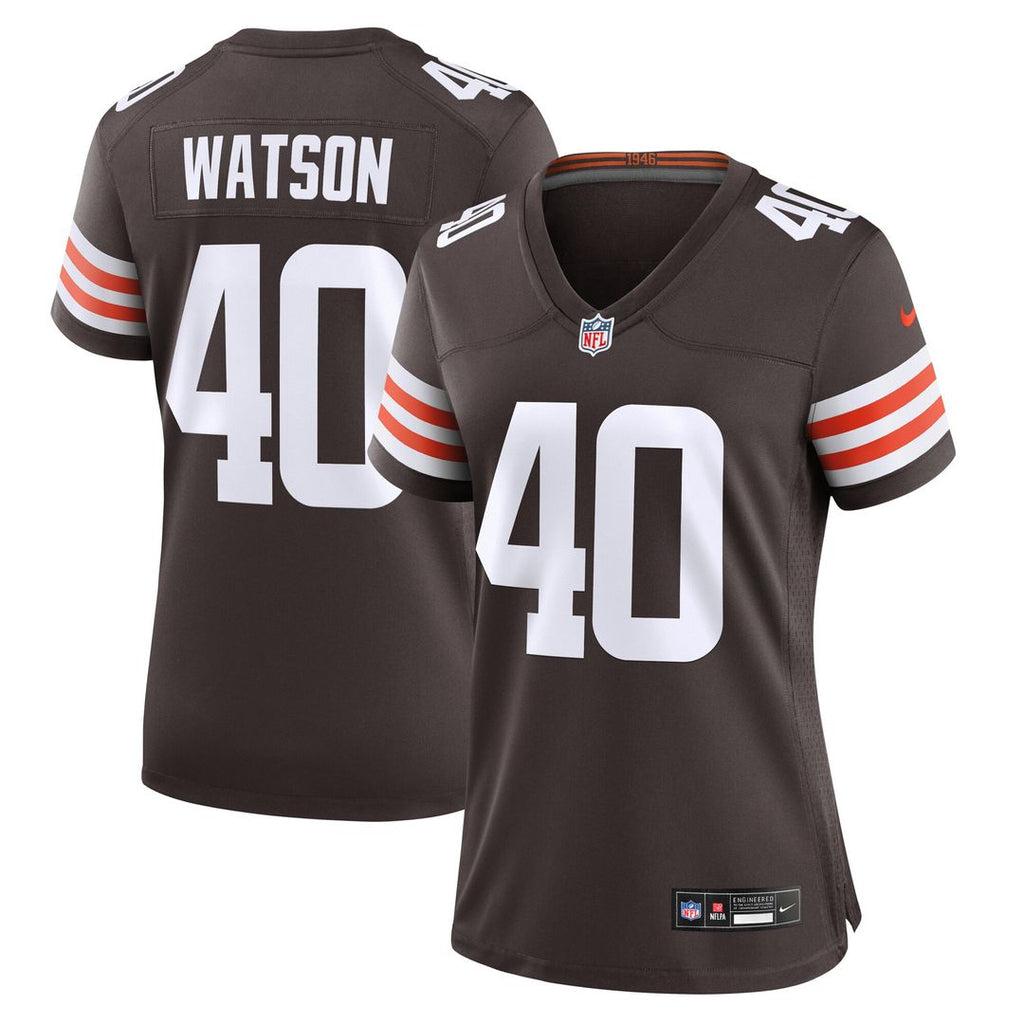 Nathaniel Watson Cleveland Browns Nike Women's Game Jersey - Brown Official NFL Team Apparel Football Fan Gear