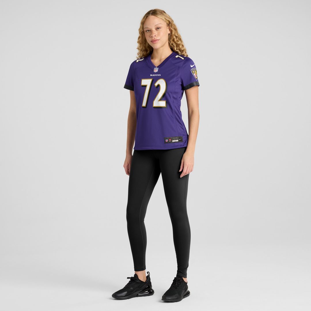 Andrew Vorhees Baltimore Ravens Nike Women's Game Jersey - Purple Official NFL Team Apparel Football Fan Gear