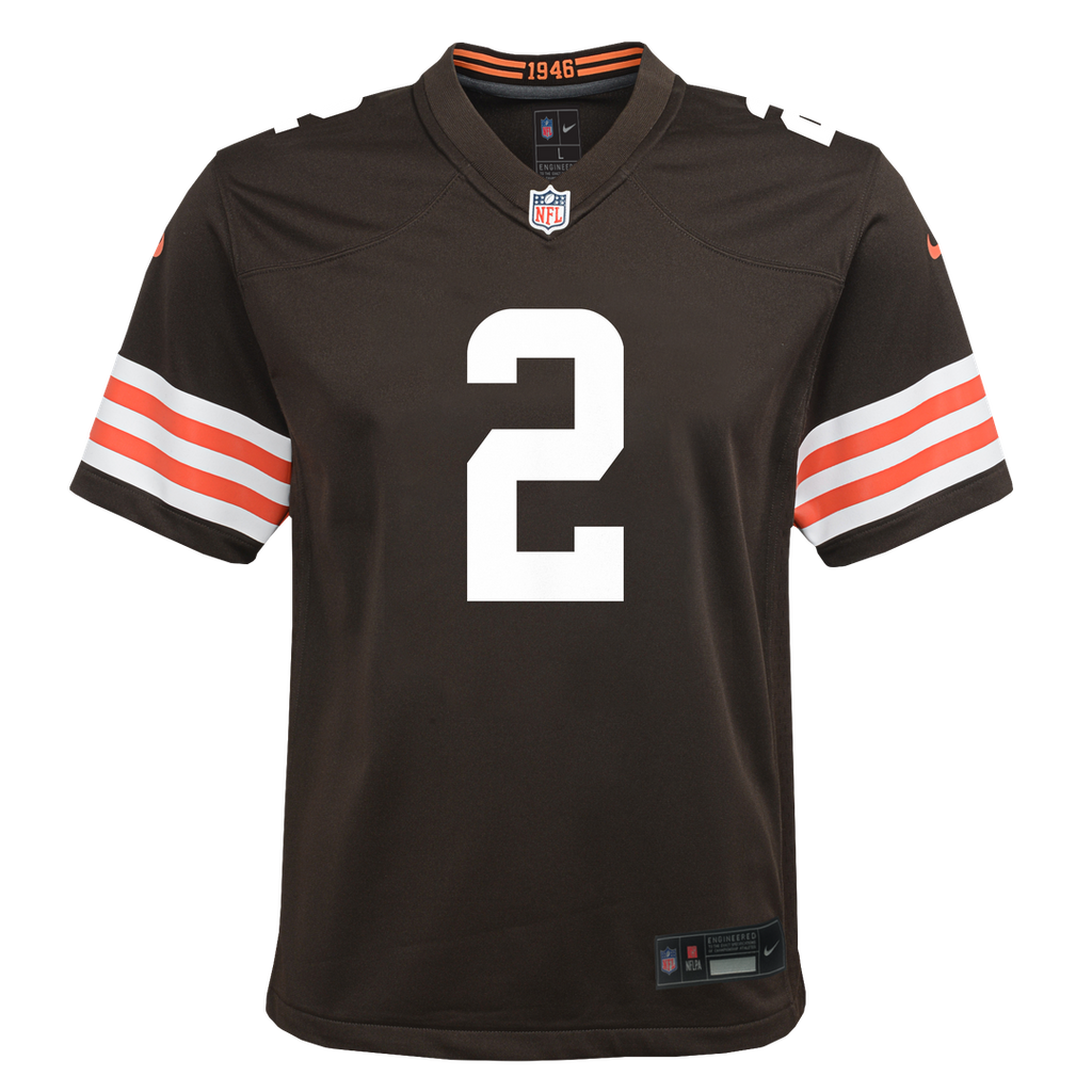 Shedeur Sanders Cleveland Browns Nike Youth Game Jersey - Brown Official NFL Team Apparel Football Fan Gear