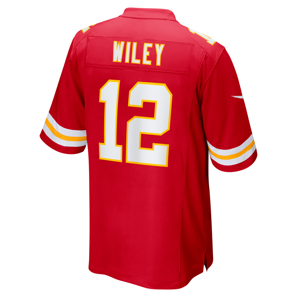 Jared Wiley Kansas City Chiefs Nike Game Jersey - Red Official NFL Team Apparel Football Fan Gear