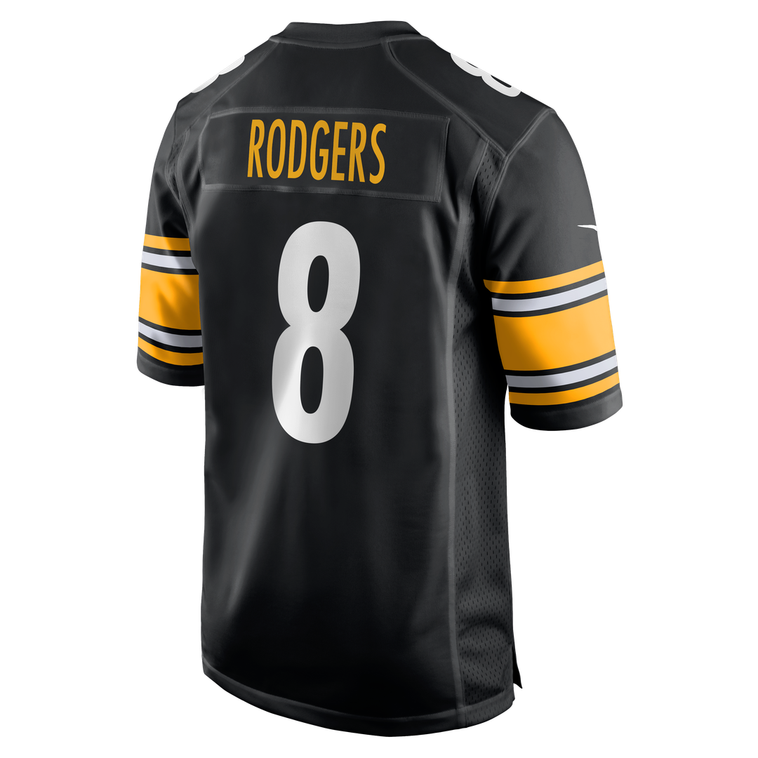 Aaron Rodgers Pittsburgh Steelers Nike Game Jersey - Black Official NFL Team Apparel Football Fan Gear