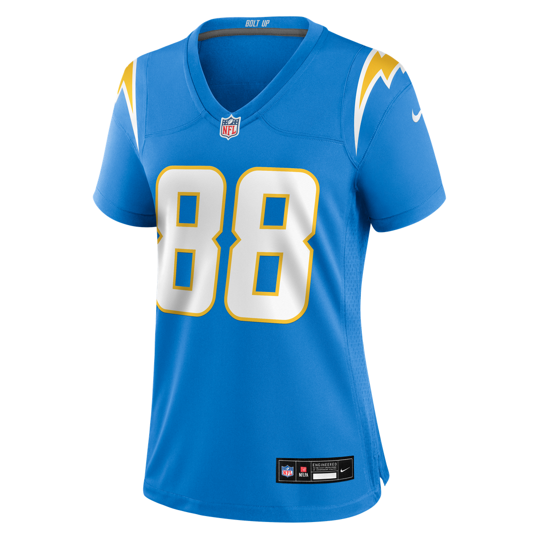 Charlie Kolar Los Angeles Chargers Nike Women's Team Game Jersey - Powder Blue Official NFL Team Apparel Football Fan Gear