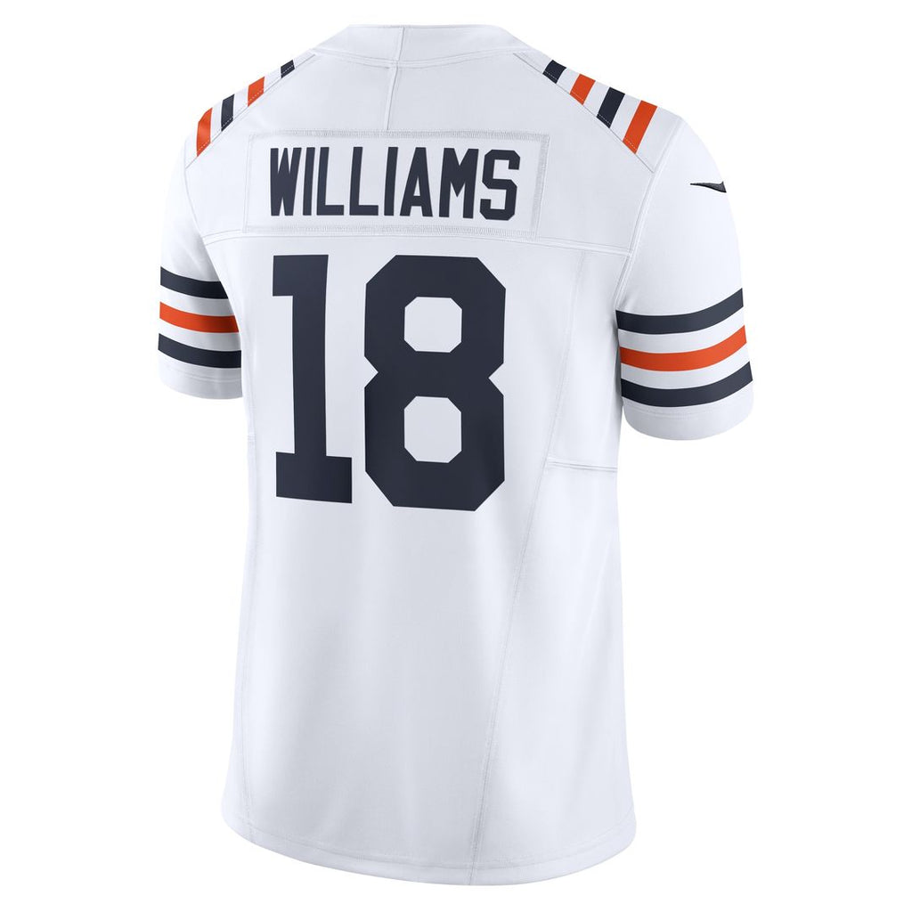 Caleb Williams Chicago Bears Nike Vapor F.U.S.E. Limited Jersey - White Official NFL Team Apparel Football Fan Gear