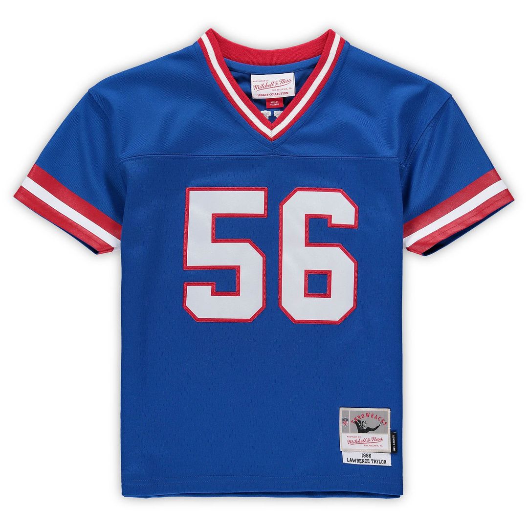 Lawrence Taylor New York Giants Mitchell & Ness Male Preschool Retired Legacy Jersey - Royal Official NFL Team Apparel Football Fan Gear