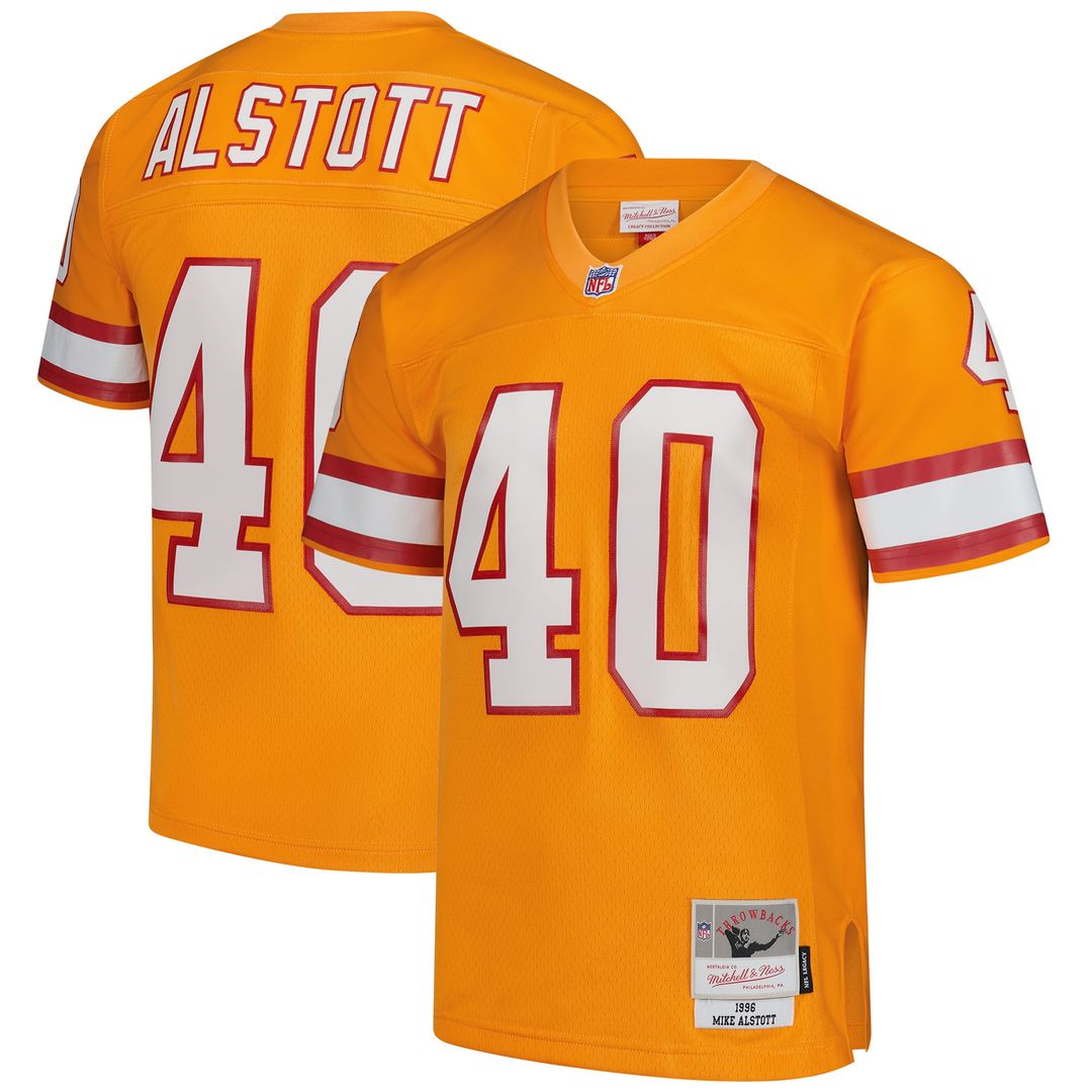 Mike Alstott Tampa Bay Buccaneers Mitchell & Ness Legacy Replica Jersey - White Official NFL Team Apparel Football Fan Gear