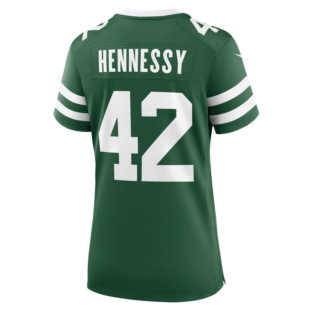 Thomas Hennessy New York Jets Nike Women's Game Jersey - Legacy Green Official NFL Team Apparel Football Fan Gear