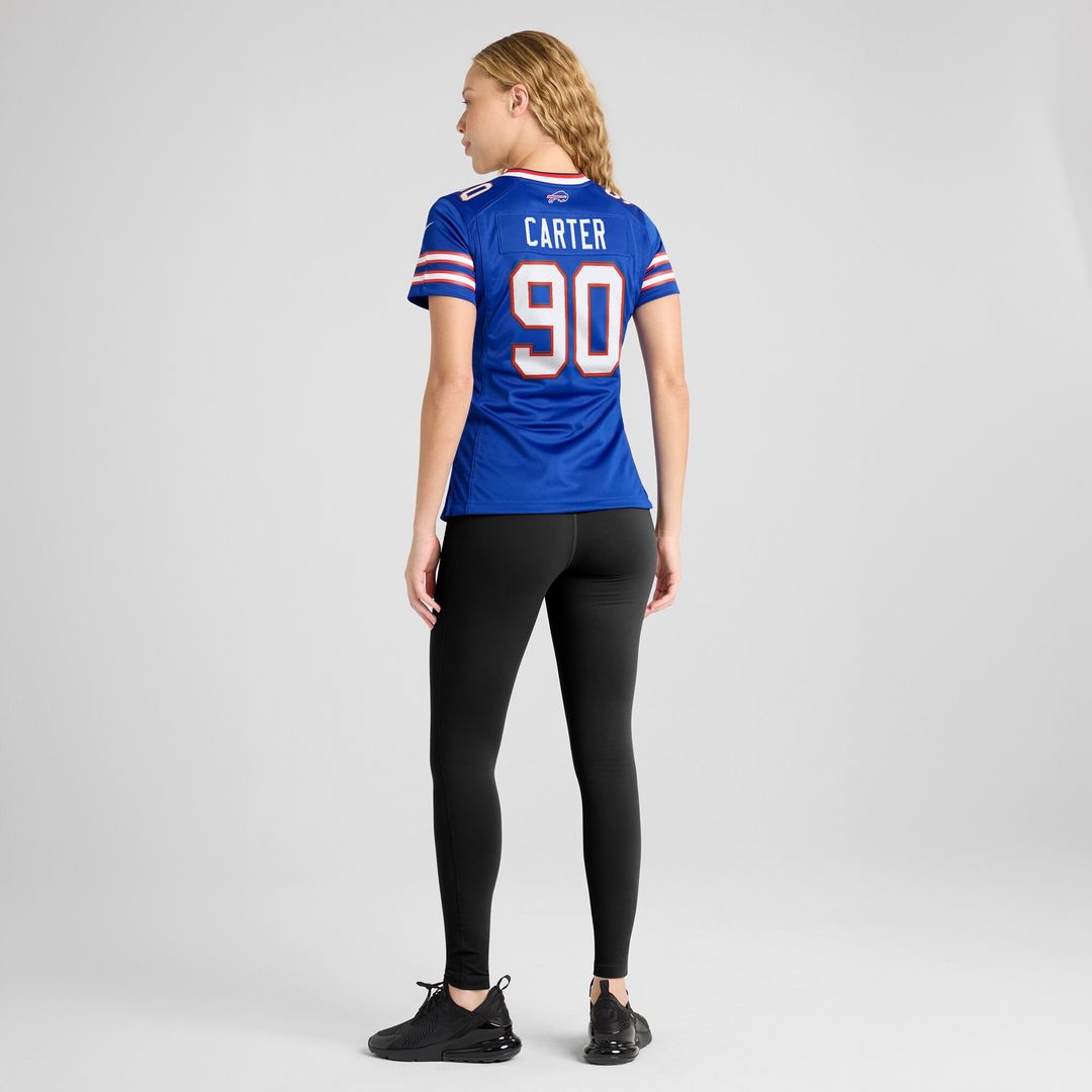 DeWayne Carter Buffalo Bills Nike Women's Game Jersey - Royal Official NFL Team Apparel Football Fan Gear