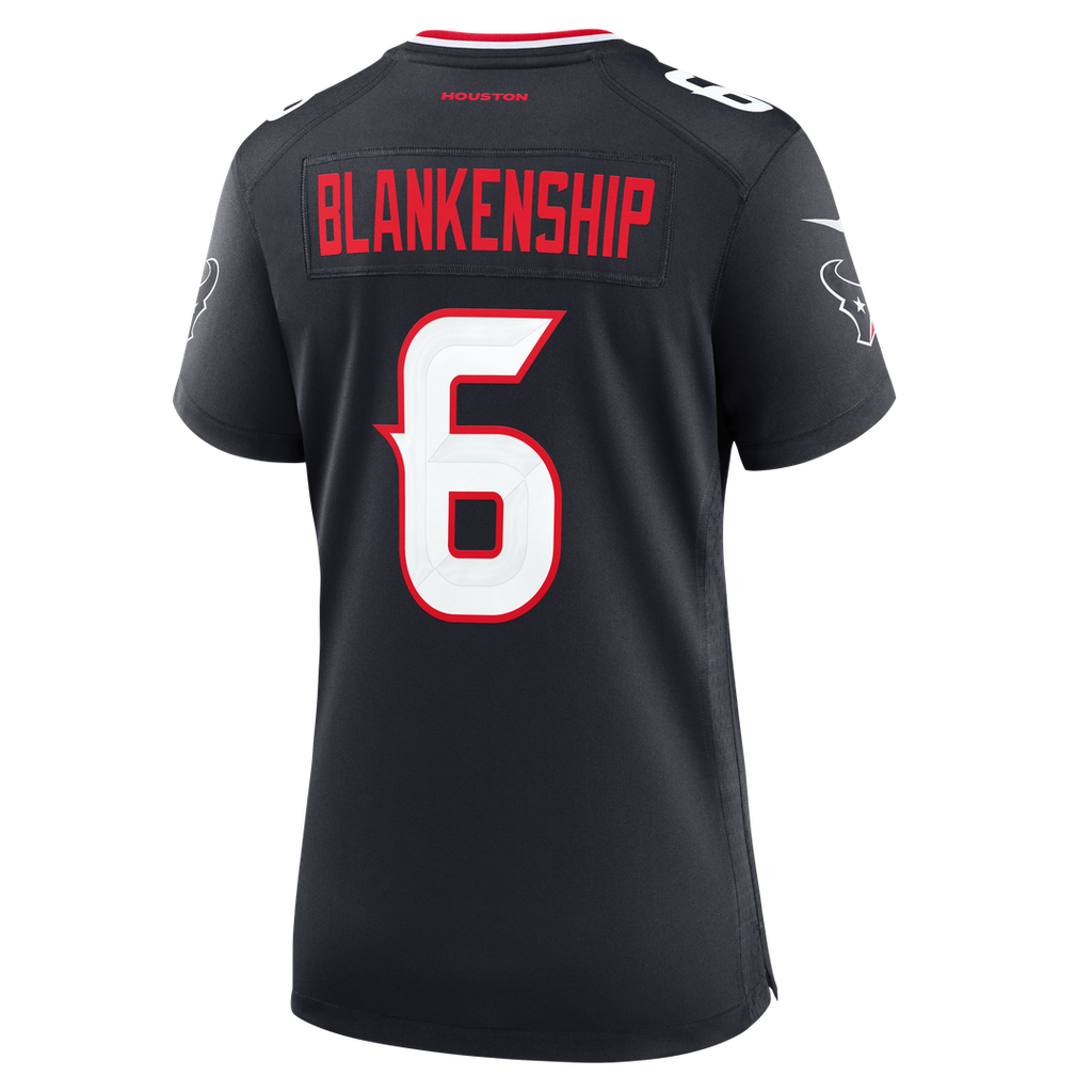 Reed Blankenship Houston Texans Nike Women's Team Game Jersey - Navy Official NFL Team Apparel Football Fan Gear