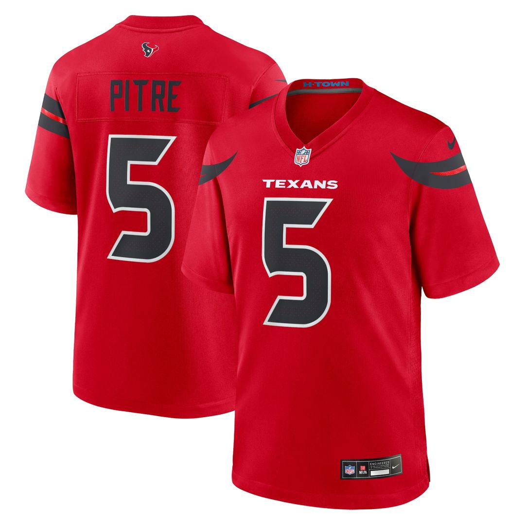 Jalen Pitre Houston Texans Nike Game Jersey - White Official NFL Team Apparel Football Fan Gear