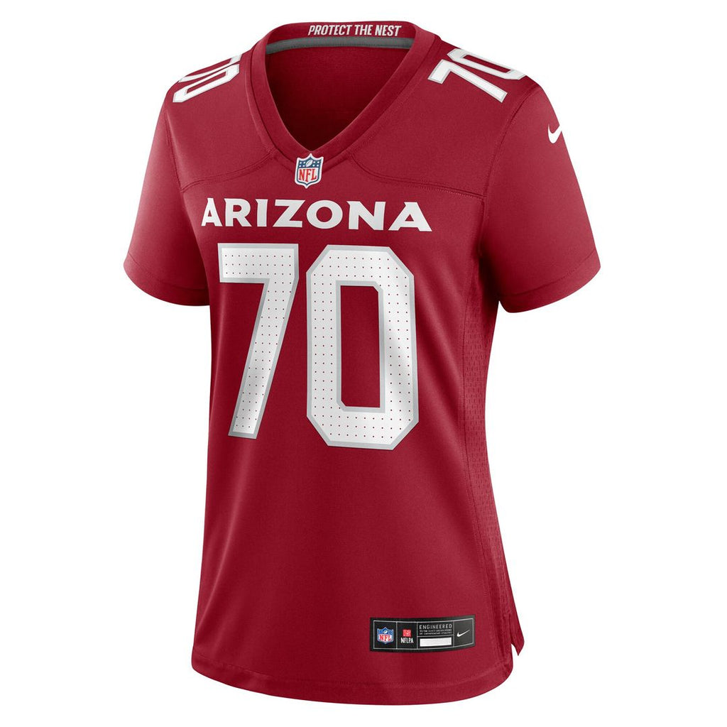 Paris Johnson Jr. Arizona Cardinals Nike Women's Game Jersey - Cardinal Official NFL Team Apparel Football Fan Gear