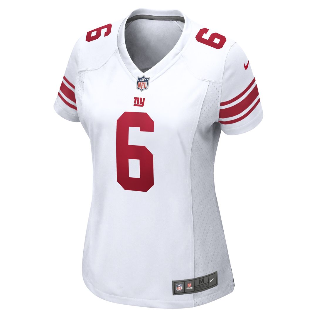 Jaxson Dart New York Giants Nike Women's Game Jersey - White Official NFL Team Apparel Football Fan Gear