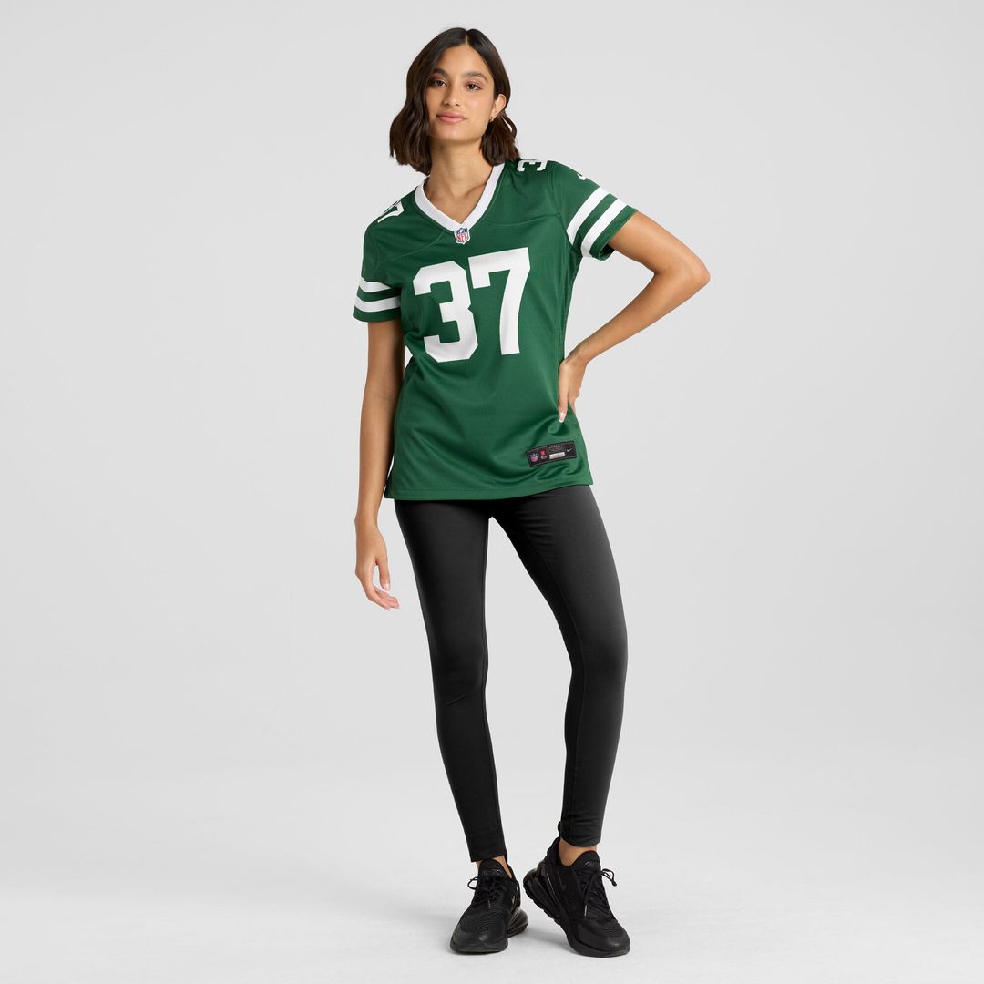 Qwan'tez Stiggers New York Jets Nike Women's Game Jersey - Legacy Green Official NFL Team Apparel Football Fan Gear